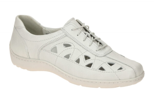 Waldl?ufer HENNI 496003 172 148 offwhite - bequeme Halbschuhe f?r Damen