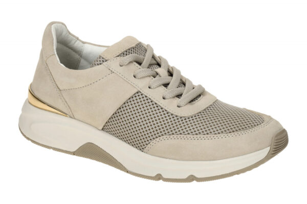 Gabor ROLLINGSOFT 66.897.33 beige - sportliche Halbschuhe f?r Damen