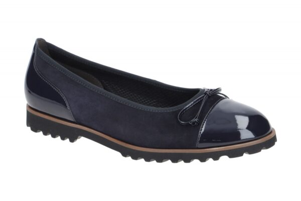 Gabor 04.100.36 dunkel-blau - Ballerina - Halbschuhe - Slipper f?r Damen