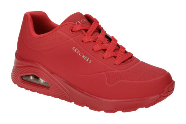 Skechers UNO 73690 RED rot - sportliche Halbschuhe f?r Damen