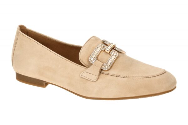 Gabor 65.210.14 beige - elegante Slipper f?r Damen