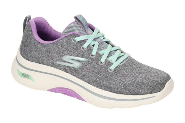 Skechers GO WALK ARCH FIT 2.0 125311/GYLV grau - sportliche Halbschuhe f?r Damen