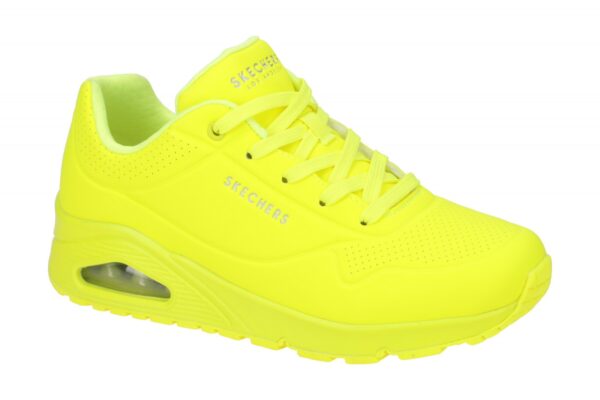 Skechers UNO 73667 NYEL gelb - sportliche Halbschuhe f?r Damen