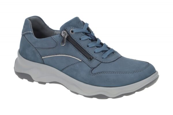 Waldl?ufer H 718006 410 206 blau - bequeme Halbschuhe f?r Herren