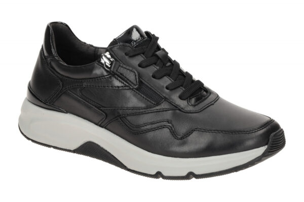 Gabor ROLLINGSOFT 06.896.57 schwarz - sportliche Halbschuhe f?r Damen