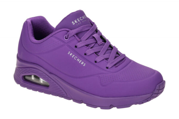 Skechers UNO 73667 PUR violett - sportliche Halbschuhe f?r Damen