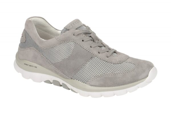 Gabor ROLLINGSOFT 66.966.39 hell-grau - bequeme Halbschuhe f?r Damen