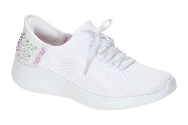 Skechers ULTRA FLEX 3.0 150175 WHT wei? - Slipper f?r Damen