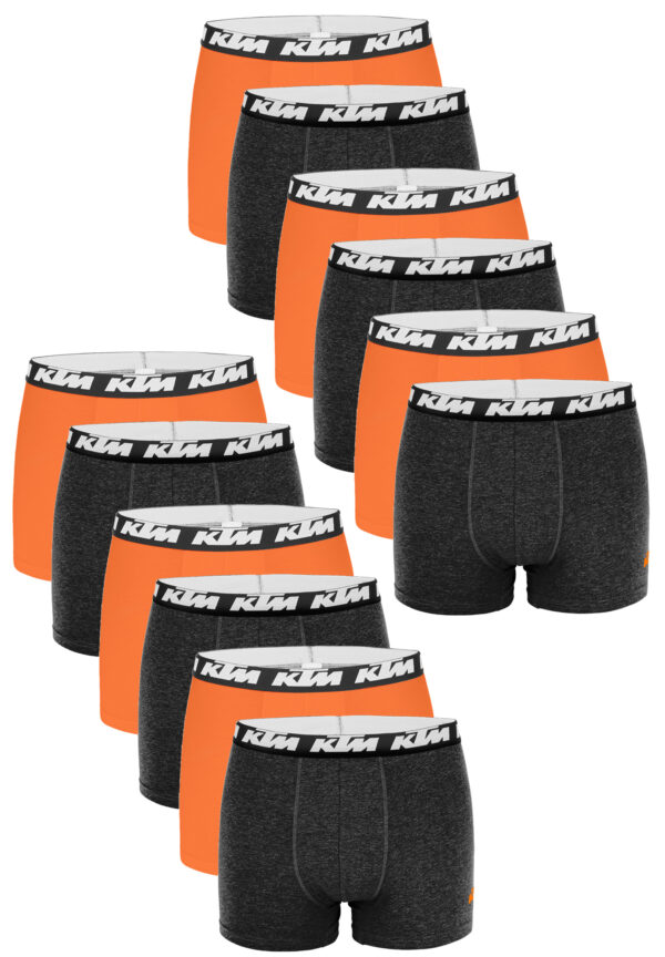 KTM by FREEGUN Boxershorts für Herren Unterwäsche Pant Men´s Boxer 12 er Multipa...