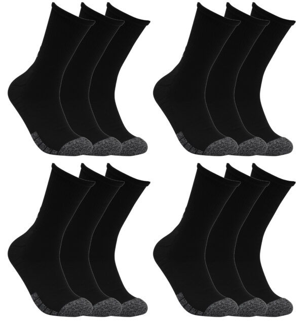 12 Paar Under Armour HeatGear Crew Socken Unisex Sportsocken