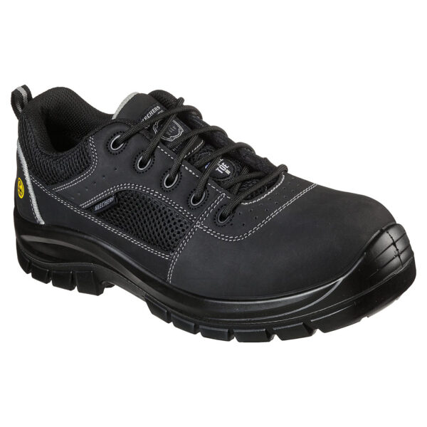 Skechers Work Trophus Herren Sicherheitsschuhe Arbeitsschuhe 200001EC Schwarz S1...