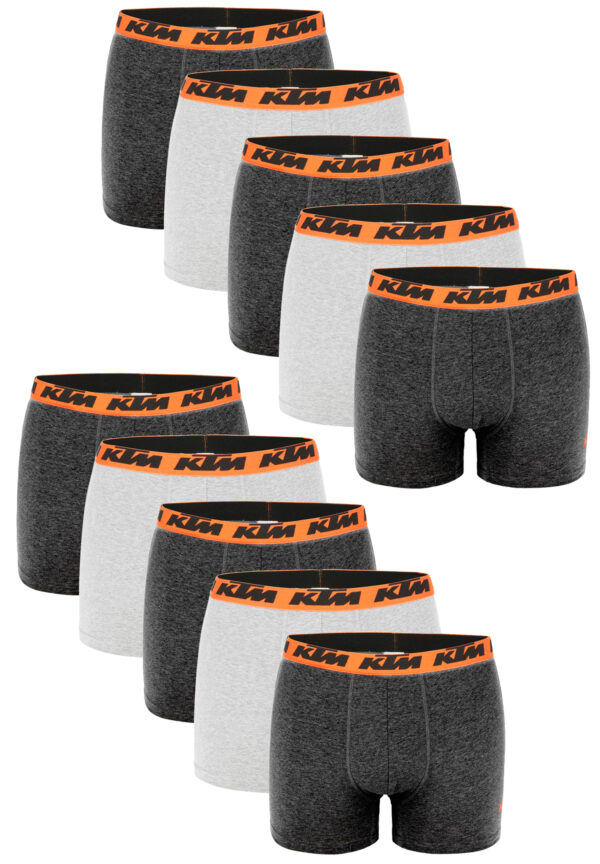 KTM by FREEGUN Boxershorts für Herren Unterwäsche Pant Men´s Boxer 10 er Pack