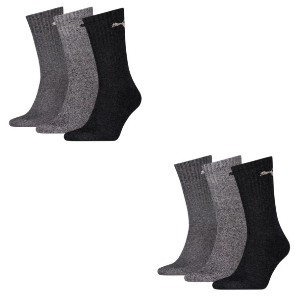 6 Paar Puma Sportsocken Tennis Socken Gr. 35 - 49 Unisex für sie und ihn