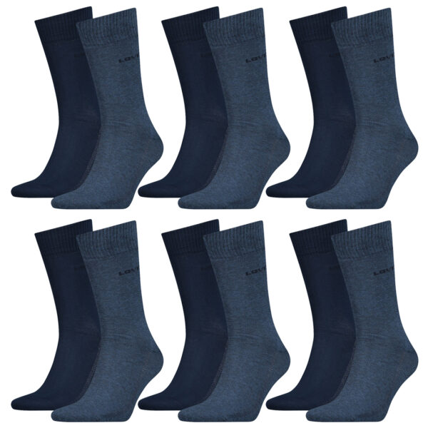 12 Paar Levis 168SF Regular Cut Socken Unisex Strümpfe 993053001