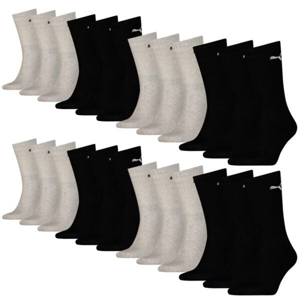 24 Paar Puma Socken Cush Crew Sportsocken Tennis Socken Unisex