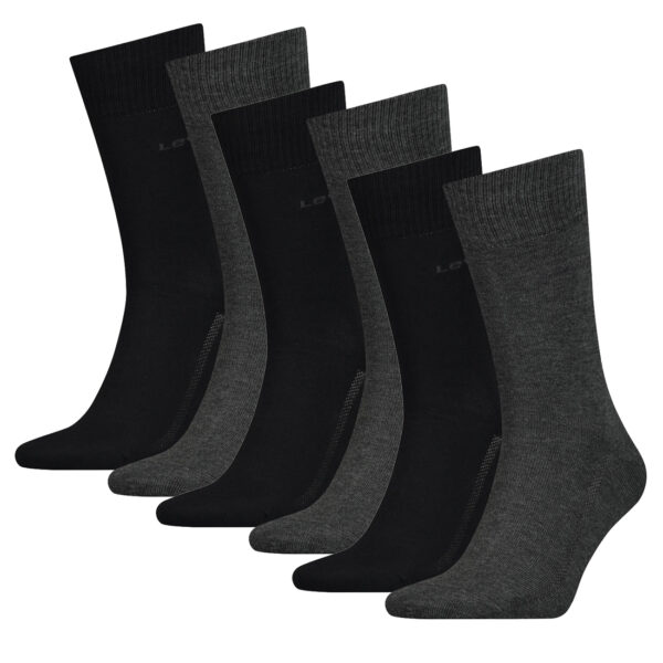 6 Paar Levis 168SF Regular Cut Socken Unisex Strümpfe 993053001