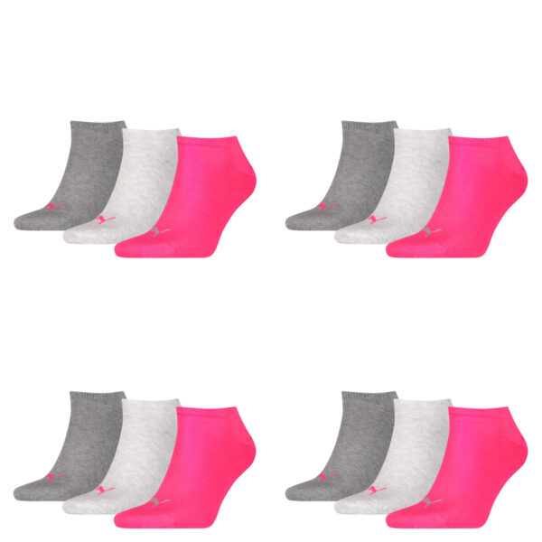 12 Paar Puma Sneaker Invisible Socken Gr. 35 - 49 Unisex für Damen Herren Füßlin...