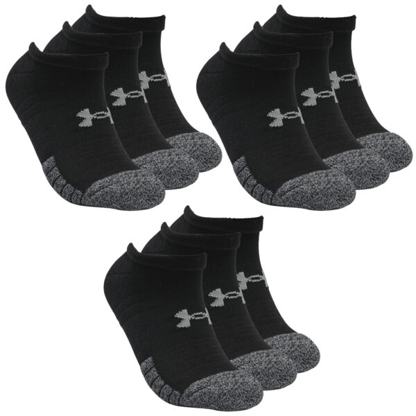 9 Paar Under Armour HeatGear No Show Sneaker Socken Unisex Kurzsocke