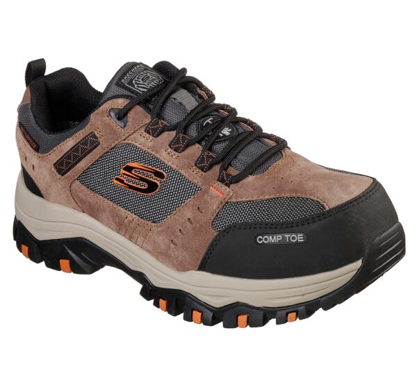 SKECHERS GREETAH Herren Sicherheitsschuh Arbeitsschuhe Halbschuhe Braun