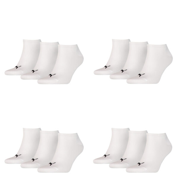 12 Paar Puma Sneaker Invisible Socken Gr. 35 - 49 Unisex für Damen Herren Füßlin...