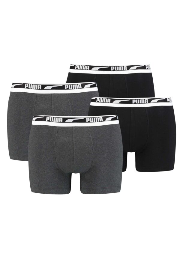 Puma Herren Boxer Boxershorts Men Unterhose Multi Logo Pant Unterwäsche 4er Pack...