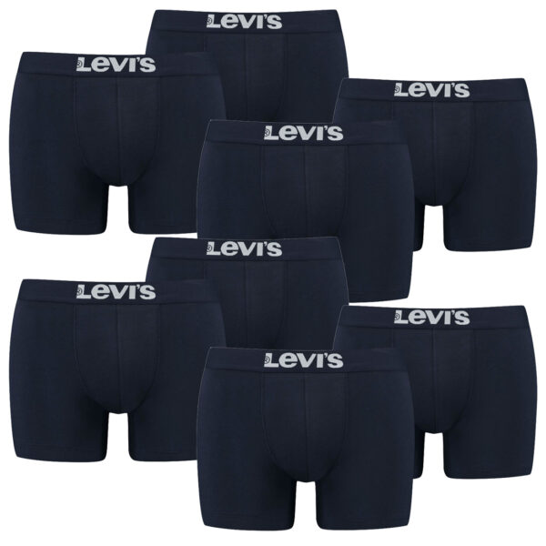 8er Pack Herren Levis Solid Basic Boxer Brief Boxershorts Unterwäsche Pants