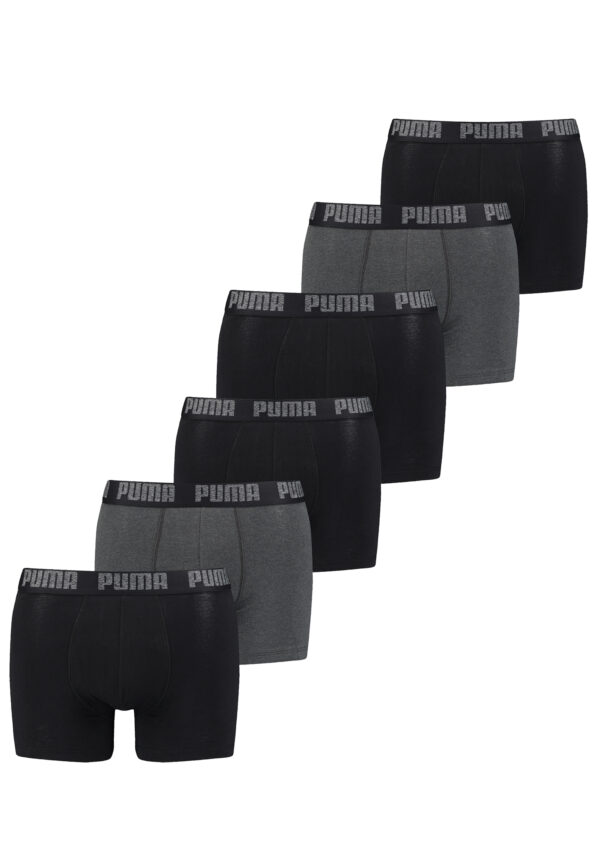 Puma Herren Cat Boxer Shorts Everyday Unterhose Pant Unterwäsche 6 er Pack