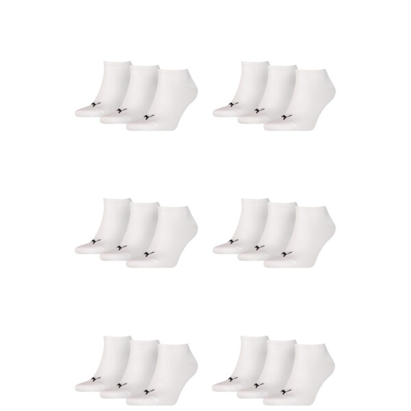 18 Paar Puma Sneaker Invisible Socken Gr. 35 - 49 Unisex für Damen Herren Füßlin...