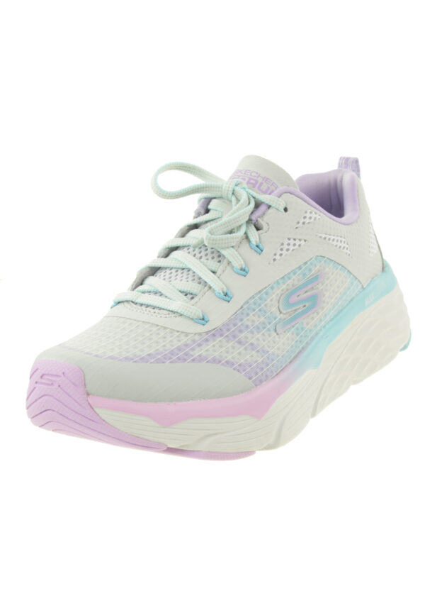 Skechers MAX CUSHIONING ELITE EVEN STRIDE Sneakers Laufschuhe Fitness Damen grau...