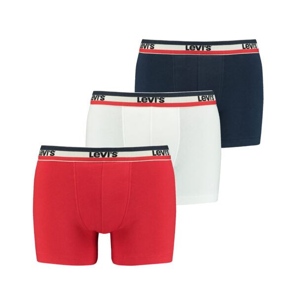 3er Pack Herren Levis SPRTSWR LOGO BOXER BRIEF Boxershorts Unterwäsche Pants