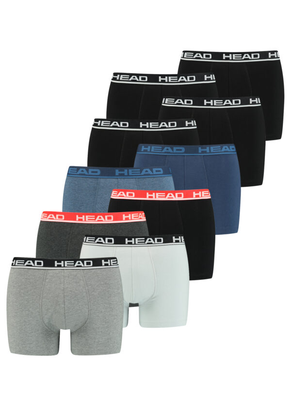 Head Herren Basic Boxer Pant Shorts Unterwäsche Unterhose 10 er Pack