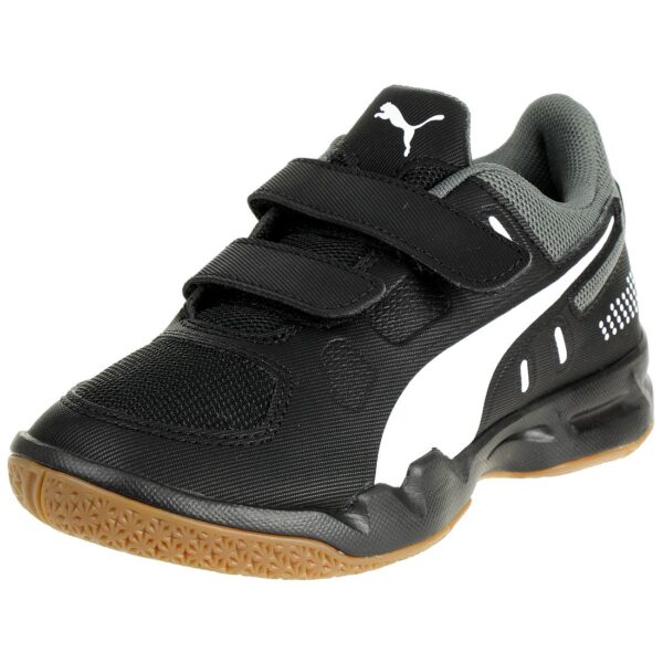 Puma Kinder Multisport Indoor Hallenschuhe Auriz V Jr 105639 03 Schwarz