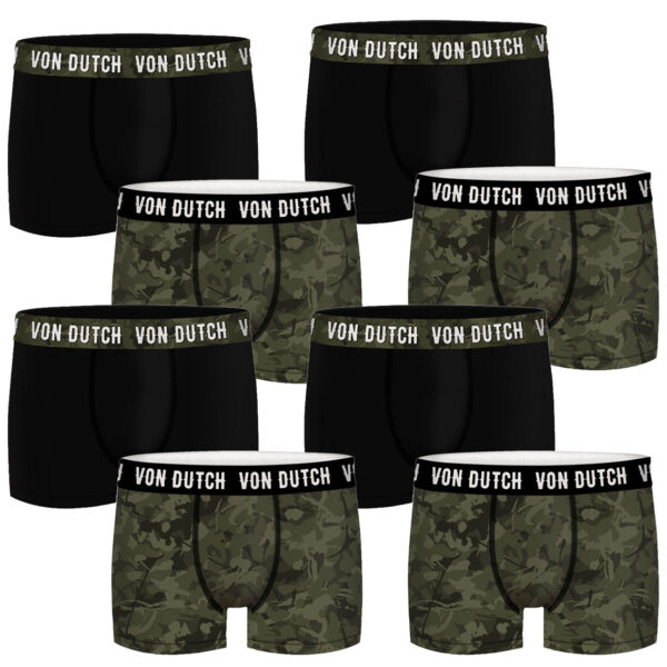 8er Pack Von Dutch Basic Boxer Boxershorts Herren Unterwäsche VD1BCX2CAM