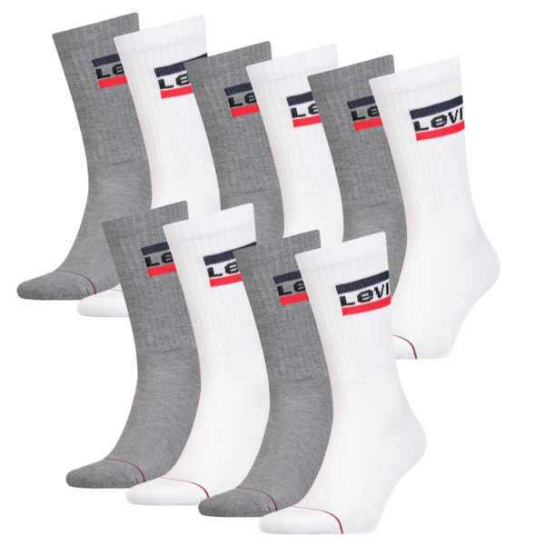 10 Paar Levis 144NDL Regular Cut SPR Unisex Socken Strümpfe 902012001