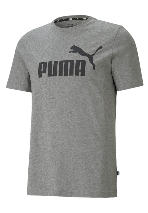 PUMA Herren Essentials No.1 Logo Tee T-Shirt 586666 Grau