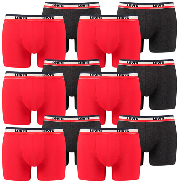 12 er Pack Levis Boxer Brief Boxershorts Men Herren Unterhose Pant Unterwäsche