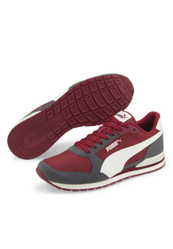 Puma ST Runner V3 NL Unisex Sneaker Turnschuhe 384857 Rot/Grau